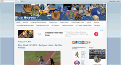 Desktop Screenshot of dodgersblueheaven.com